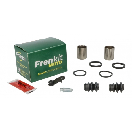 FRENKIT MOTO 2026/05 ZESTAW NAPRAWCZY ZACISKU HAMULCOWEGO (USZCZELNIENIA + TŁOCZKI) (TŁOCZEK FI 25MM) TYŁ KAWASAKI J 125 '16-'22