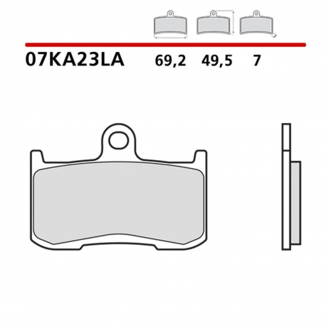 BREMBO 2026/05 KLOCKI HAMULCOWE KH347 SINTER LA (SPIEK METALICZNY) PRZÓD (ECE R90)