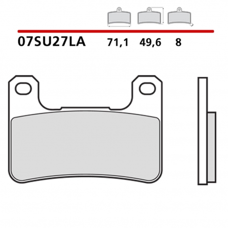BREMBO 2026/05 KLOCKI HAMULCOWE KH379 SINTER LA (SPIEK METALICZNY) PRZÓD (ECE R90)