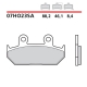 BREMBO 2026/05 KLOCKI HAMULCOWE KH124 SINTER SA (SPIEK METALICZNY) PRZÓD (ECE R90)