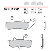 BREMBO 2026/05 KLOCKI HAMULCOWE KH157 SINTER SP (SPIEK METALICZNY) TYŁ (ECE R90)
