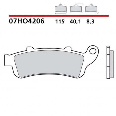 BREMBO 2026/05 KLOCKI HAMULCOWE KH261 / KH281 GENUINE CARBON CERAMIC (PÓŁMETALICZNE MIESZANKA OEM) PRZÓD/TYŁ