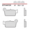 BREMBO 2026/05 KLOCKI HAMULCOWE KH367 RACING OFF ROAD SINTER SX (SPIEK METALICZNY) PRZÓD/TYŁ