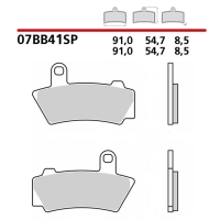 BREMBO 2026/05 KLOCKI HAMULCOWE KH748 SINTER SP (SPIEK METALICZNY) TYŁ (ECE R90)