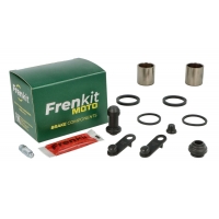 FRENKIT MOTO 2026/05 ZESTAW NAPRAWCZY ZACISKU HAMULCOWEGO (USZCZELNIENIA + TŁOCZKI) NISSIN (TŁOCZEK FI 25MM) PRZÓD HONDA CG 150 
