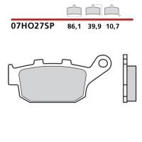 BREMBO 2026/05 KLOCKI HAMULCOWE KH140 SINTER SP (SPIEK METALICZNY) TYŁ (ECE R90)