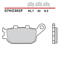 BREMBO 2026/05 KLOCKI HAMULCOWE KH174 SINTER SP (SPIEK METALICZNY) TYŁ (ECE R90)
