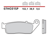 BREMBO 2026/05 KLOCKI HAMULCOWE KH196 SINTER SP (SPIEK METALICZNY) TYŁ (ECE R90)