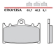 BREMBO 2026/05 KLOCKI HAMULCOWE KH158 SINTER SA (SPIEK METALICZNY) PRZÓD (ECE R90)