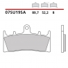 BREMBO 2026/05 KLOCKI HAMULCOWE KH188 SINTER SA (SPIEK METALICZNY) PRZÓD (ECE R90)