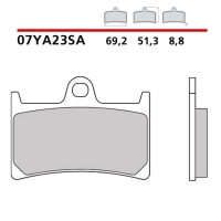 BREMBO 2026/05 KLOCKI HAMULCOWE KH252 / KH380 SINTER SA (SPIEK METALICZNY) PRZÓD (ECE R90)
