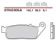 BREMBO 2026/05 KLOCKI HAMULCOWE KH226 / KH142 SINTER SA (SPIEK METALICZNY) PRZÓD (ECE R90)