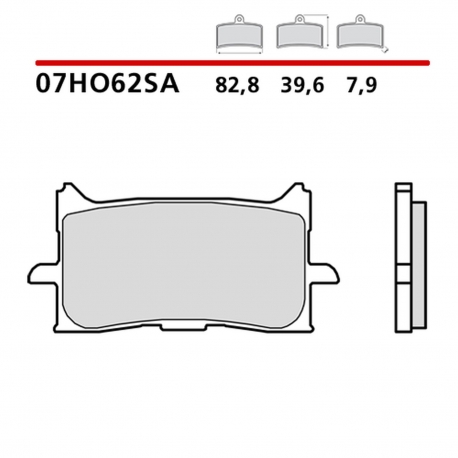 BREMBO 2026/05 KLOCKI HAMULCOWE KH679 SINTER SA (SPIEK METALICZNY) PRZÓD (ECE R90)