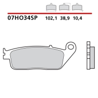 BREMBO 2026/05 KLOCKI HAMULCOWE KH196 SINTER SP (SPIEK METALICZNY) TYŁ (ECE R90)