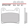 BREMBO 2026/05 KLOCKI HAMULCOWE KH88 SINTER SP (SPIEK METALICZNY) TYŁ (ECE R90)
