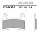 BREMBO 2026/05 KLOCKI HAMULCOWE KH265 / KH296 SINTER SA (SPIEK METALICZNY) PRZÓD (ECE R90)