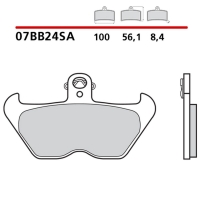 BREMBO 2026/05 KLOCKI HAMULCOWE KH407 SINTER SA (SPIEK METALICZNY) PRZÓD (ECE R90)