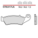 BREMBO 2026/05 KLOCKI HAMULCOWE KH185 SINTER LA (SPIEK METALICZNY) PRZÓD (ECE R90)