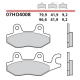 BREMBO 2026/05 KLOCKI HAMULCOWE KH197 GENUINE CARBON CERAMIC (PÓŁMETALICZNE MIESZANKA OEM) PRZÓD/TYŁ