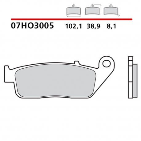 BREMBO 2026/05 KLOCKI HAMULCOWE KH226 / KH142 GENUINE CARBON CERAMIC (PÓŁMETALICZNE MIESZANKA OEM) PRZÓD/TYŁ