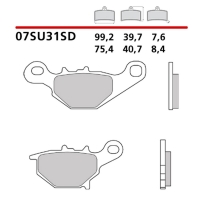 BREMBO 2026/05 KLOCKI HAMULCOWE KH401 OFF ROAD SINTER SD (SPIEK METALICZNY) PRZÓD/TYŁ (ECE R90)