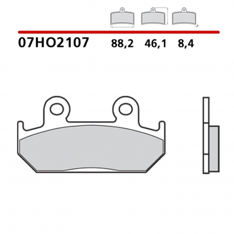 BREMBO 2026/05 KLOCKI HAMULCOWE KH203 GENUINE CARBON CERAMIC (PÓŁMETALICZNE MIESZANKA OEM) PRZÓD/TYŁ