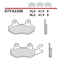 BREMBO 2026/05 KLOCKI HAMULCOWE KH165 GENUINE CARBON CERAMIC (PÓŁMETALICZNE MIESZANKA OEM) PRZÓD/TYŁ