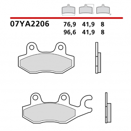 BREMBO 2026/05 KLOCKI HAMULCOWE KH165 GENUINE CARBON CERAMIC (PÓŁMETALICZNE MIESZANKA OEM) PRZÓD/TYŁ