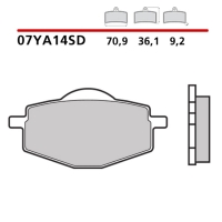 BREMBO 2026/05 KLOCKI HAMULCOWE KH101 OFF ROAD SINTER SD (SPIEK METALICZNY) PRZÓD/TYŁ (ECE R90)
