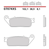 BREMBO 2026/05 KLOCKI HAMULCOWE KH226 / KH142 SCOOTER SINTER XS (SPIEK METALICZNY) PRZÓD/TYŁ (ECE R90)