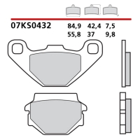 BREMBO 2026/05 KLOCKI HAMULCOWE KH67 GENUINE CARBON CERAMIC (PÓŁMETALICZNE MIESZANKA OEM) PRZÓD/TYŁ