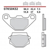 BREMBO 2026/05 KLOCKI HAMULCOWE KH67 GENUINE CARBON CERAMIC (PÓŁMETALICZNE MIESZANKA OEM) PRZÓD/TYŁ