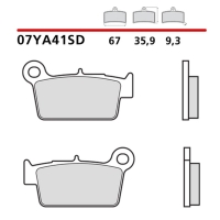 BREMBO 2026/05 KLOCKI HAMULCOWE KH367 OFF ROAD SINTER SD (SPIEK METALICZNY) PRZÓD/TYŁ (ECE R90)
