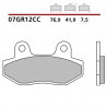 BREMBO 2026/05 KLOCKI HAMULCOWE KH86 CARBON CERAMIC CC (PÓŁMETALICZNE) PRZÓD/TYŁ (ECE R90)