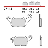 BREMBO 2026/05 KLOCKI HAMULCOWE KH694 SCOOTER CARBON CERAMIC CC (PÓŁMETALICZNE) PRZÓD/TYŁ (ECE R90)