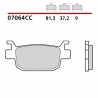 BREMBO 2026/05 KLOCKI HAMULCOWE KH415 SCOOTER CARBON CERAMIC CC (PÓŁMETALICZNE) PRZÓD/TYŁ (ECE R90)