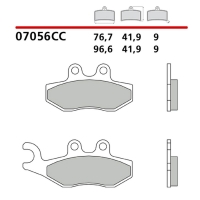 BREMBO 2026/05 KLOCKI HAMULCOWE KH353 SCOOTER CARBON CERAMIC CC (PÓŁMETALICZNE) PRZÓD/TYŁ (ECE R90)