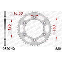 AFAM 2026/04 ZĘBATKA TYLNA 288 40 HONDA CRF 250L '13-'18, CRF 250 RALLY '16-'18, CRM 250 '91-'95 (JTR301.40) (ŁAŃC. 520)