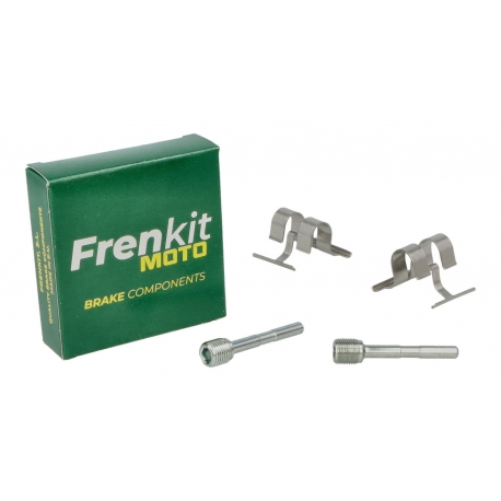 FRENKIT MOTO 2026/05 ZESTAW BLASZEK USTALAJĄCYCH, TRZPIENI I ZABEZPIECZEŃ ZACISKU HAMULCOWEGO NISSIN PRZÓD KAWASAKI GTR 1400 '07