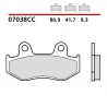 BREMBO 2026/05 KLOCKI HAMULCOWE KH323 SCOOTER CARBON CERAMIC CC (PÓŁMETALICZNE) PRZÓD/TYŁ (ECE R90)