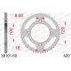AFAM 2026/04 ZĘBATKA TYLNA 4453 50 BETA 50 RR ENDURO / ENDURO RACING / ENDURO SPORT '18-'19 (JTR1141.50) (ŁAŃC. 420)