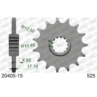 AFAM 2026/04 ZĘBATKA PRZEDNIA 2041 15 Z GUMĄ HONDA CB 500 '94-'03, CBF 500 '04-'08 (JTF297.15RB) (ŁAŃC. 525)
