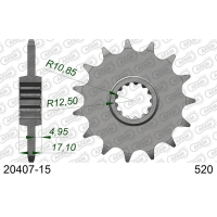 AFAM 2026/04 ZĘBATKA PRZEDNIA 2042 15 HONDA CB 500F/X '13-'15, CBR 500R '13-'16, NC 700 '12-'14, CT/CTX 700 14 (JTF1381.15) (ŁAŃ