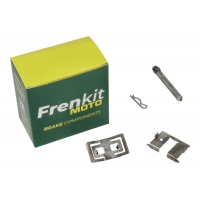 FRENKIT MOTO 2026/05 ZESTAW BLASZEK USTALAJĄCYCH, TRZPIENI I ZABEZPIECZEŃ ZACISKU HAMULCOWEGO BYBRE / BREMBO PRZÓD F 650 GS / DA