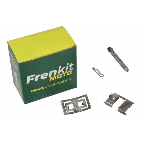 FRENKIT MOTO 2026/05 ZESTAW BLASZEK USTALAJĄCYCH, TRZPIENI I ZABEZPIECZEŃ ZACISKU HAMULCOWEGO BYBRE / BREMBO PRZÓD F 650 GS / DA