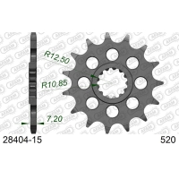 AFAM 2026/04 ZĘBATKA PRZEDNIA 565 15 KAWASAKI ER6F/N '06-'14, KLE 650 '06-'20, EX650, SUZUKI SV 650 16-19 (JTF565.15) (ŁAŃC. 520