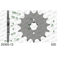 AFAM 2026/04 ZĘBATKA PRZEDNIA 279 12 HONDA NSR 125 '89-'99, XR 250, CRF 230 (JTF327.12) (ŁAŃC. 520)
