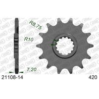 AFAM 2026/04 ZĘBATKA PRZEDNIA 2335 14 YAMAHA YZ 65 '18-24' (JTF1558.14) (ŁAŃC. 420)