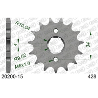 AFAM 2026/04 ZĘBATKA PRZEDNIA 259 15 HONDA MTX/125/XL 125 (JTF259.15) (ŁAŃC. 428)
