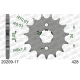 AFAM 2026/04 ZĘBATKA PRZEDNIA 2037 17 HONDA XLR 125 CBR 125 (+2), CLR 125 (JTF1264.17) (ŁAŃC. 428)